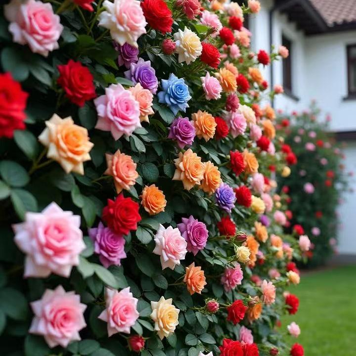 🎁🔥1000 Mix Climbing Rose Multiflora Seeds for Planting Outdoors Fragrant Butterfly Flower Seeds