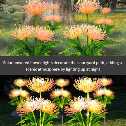 🌸Solar-Powered Floral Lights with Glowing Flowers and Stems LED Waterproof Outdoor Garden Stake Lights