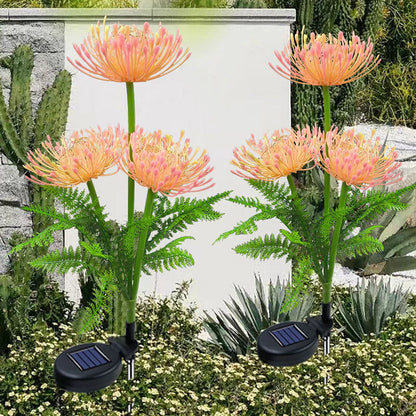 🌸Solar-Powered Floral Lights with Glowing Flowers and Stems LED Waterproof Outdoor Garden Stake Lights