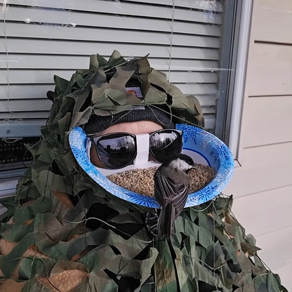 Eyeglass Frame Head Mounted Bird Feeder Humming Bird Feeder