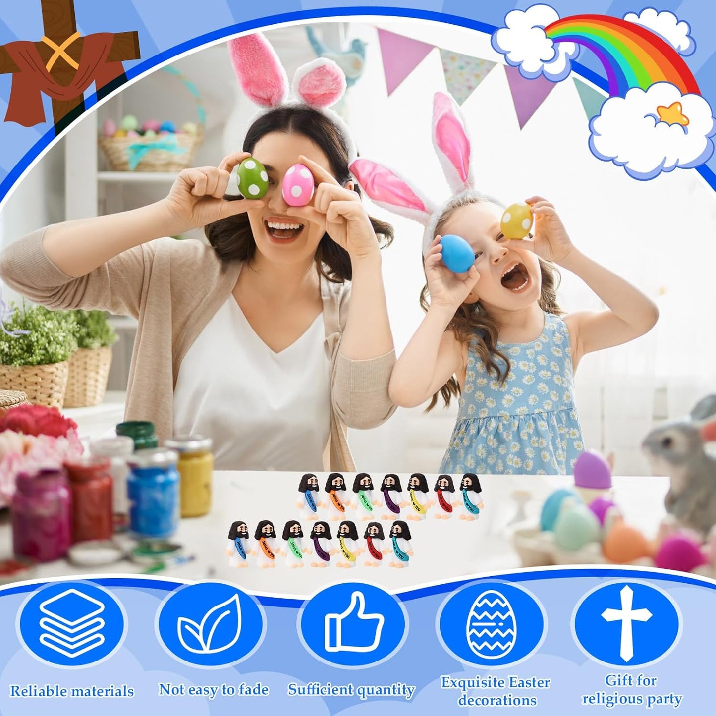 🔥Original Design Figures Jesus Loves You