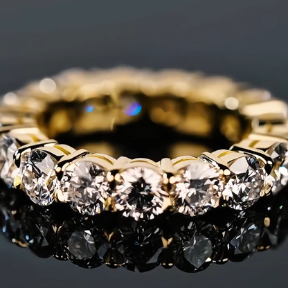 Handcrafted Galaxy Diamond Ring – Sparkling in the Sunlight!