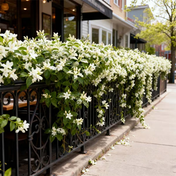 ❄️ FrostCharm Jasmine Seeds – Winter Planting, Perennial Blooms & Fragrant Garden Elegance 🌸