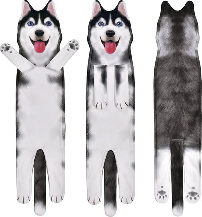 🎁 Christmas Early Bird Special 🐱 Cat-Themed Fun Towels 🐶 Perfect for Bathrooms & Kitchens