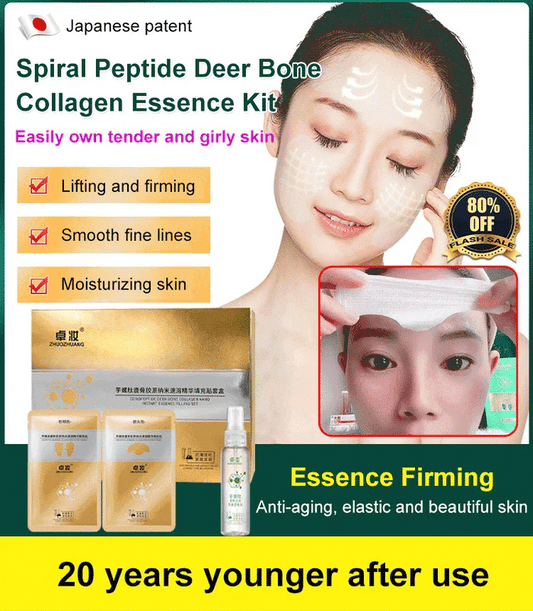 [20 years younger after use] Spiral Peptide Deer Bone Collagen Essence Kit