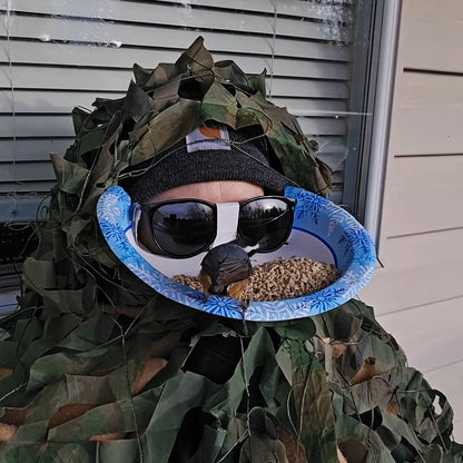 Eyeglass Frame Head Mounted Bird Feeder Humming Bird Feeder