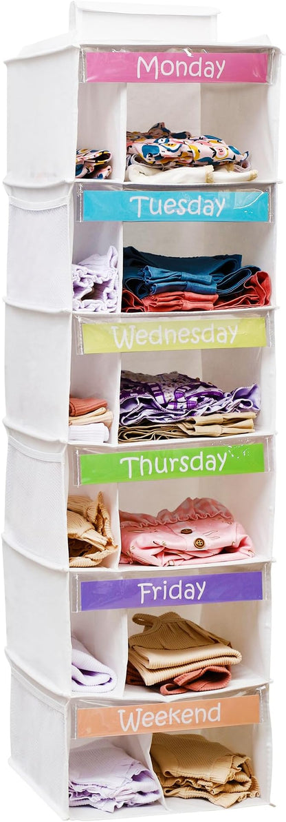 🎁BUY 2 FREE SHIPPING🎁Kids Weekly Clothes Organizer