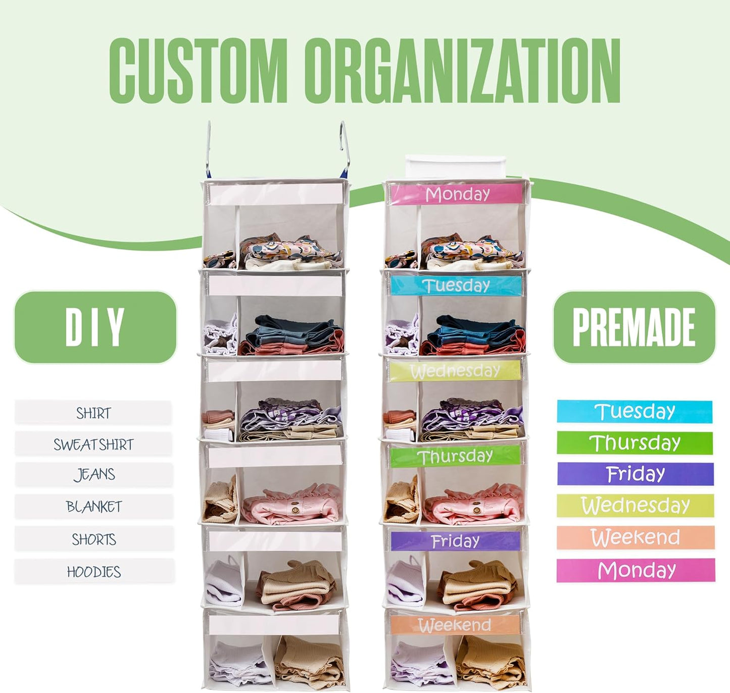 🎁BUY 2 FREE SHIPPING🎁Kids Weekly Clothes Organizer