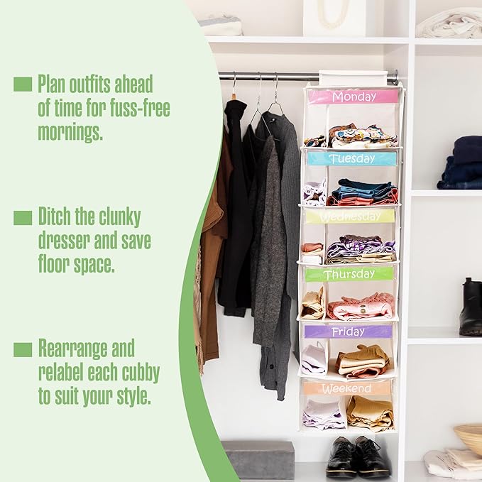 🎁BUY 2 FREE SHIPPING🎁Kids Weekly Clothes Organizer