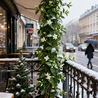 ❄️ FrostCharm Jasmine Seeds – Winter Planting, Perennial Blooms & Fragrant Garden Elegance 🌸