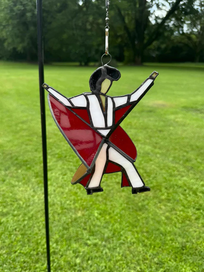 🏆Flash Sale⚡ 50K+ SOLD! Almost Gone-💥New Elvis stained glass spinning suncatcher💃
