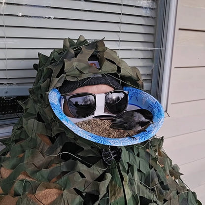 Eyeglass Frame Head Mounted Bird Feeder Humming Bird Feeder