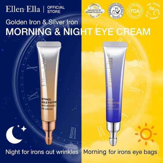 ELLEN ELLA Advanced Eye Cream-Remove Dark Circles, Eye Bags, Wrinkles-Make you 20 years younger✅ 7-Day Improvement Guarantee – Full Refund if No Results