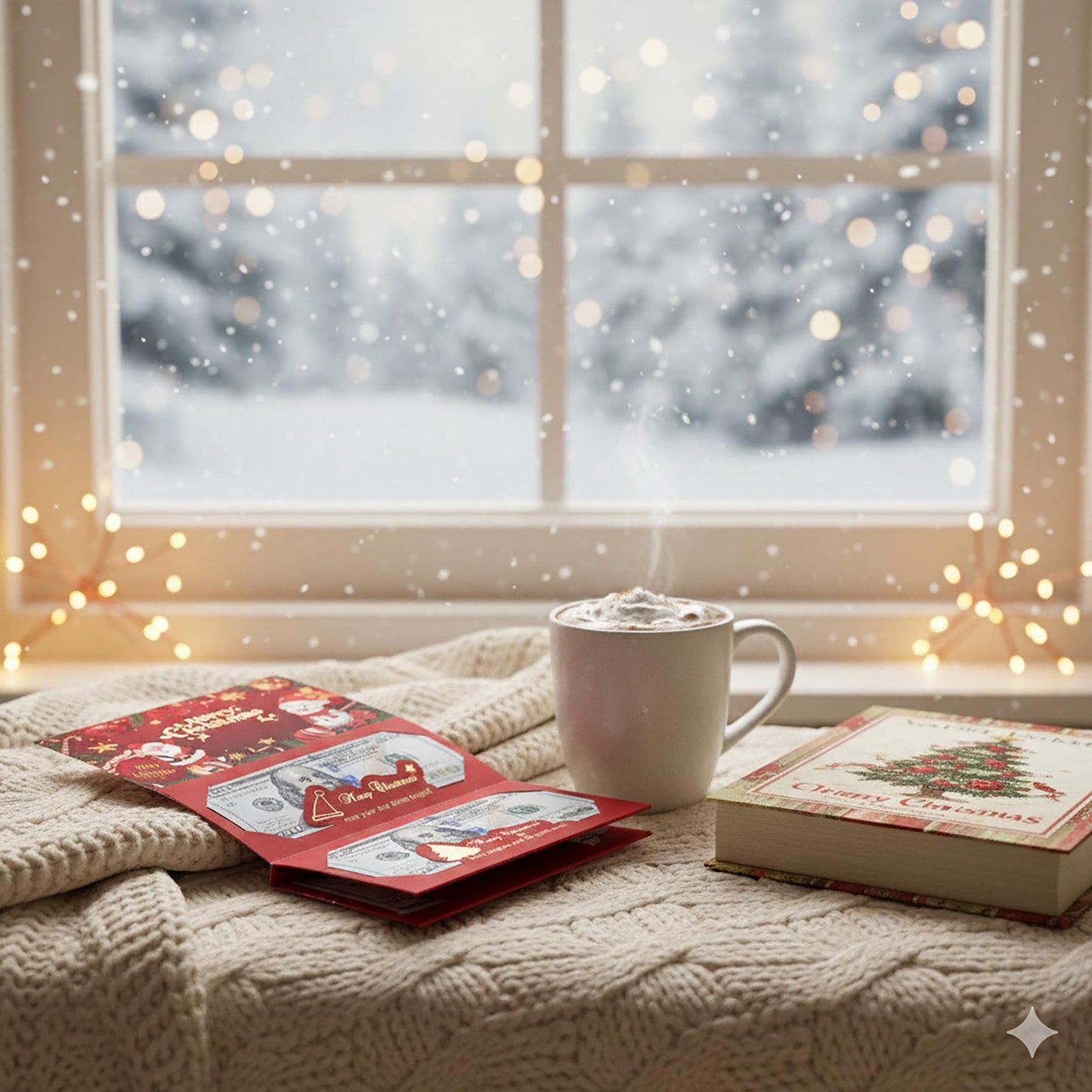 🎁Christmas Money Bag with Envelope, Perfect for Kids, Teens, and Parents