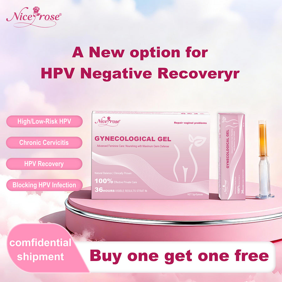 Nicerose Gynecological Gel: Potent HPV Defense Shield🛡️ | 36-Hour Rapid Itch & Odor Relief | Restore Intimate Health