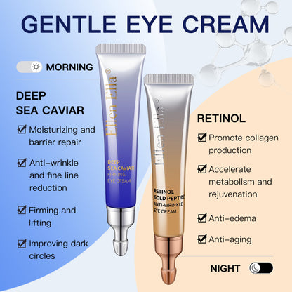 ELLEN ELLA Advanced Eye Cream-Remove Dark Circles, Eye Bags, Wrinkles-Make you 20 years younger✅ 7-Day Improvement Guarantee – Full Refund if No Results