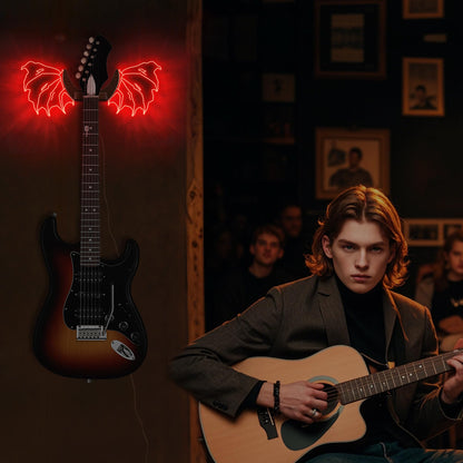😇😈Angel and Devil Guitar Wall Mount