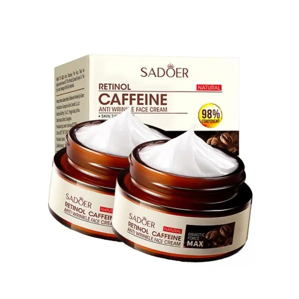 👩‍🔬SADOER Retinol Caffeine Anti-Wrinkle Face Cream✅ 7-Day Improvement Guarantee – Full Refund if No Results