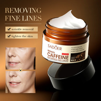 👩‍🔬SADOER Retinol Caffeine Anti-Wrinkle Face Cream✅ 7-Day Improvement Guarantee – Full Refund if No Results