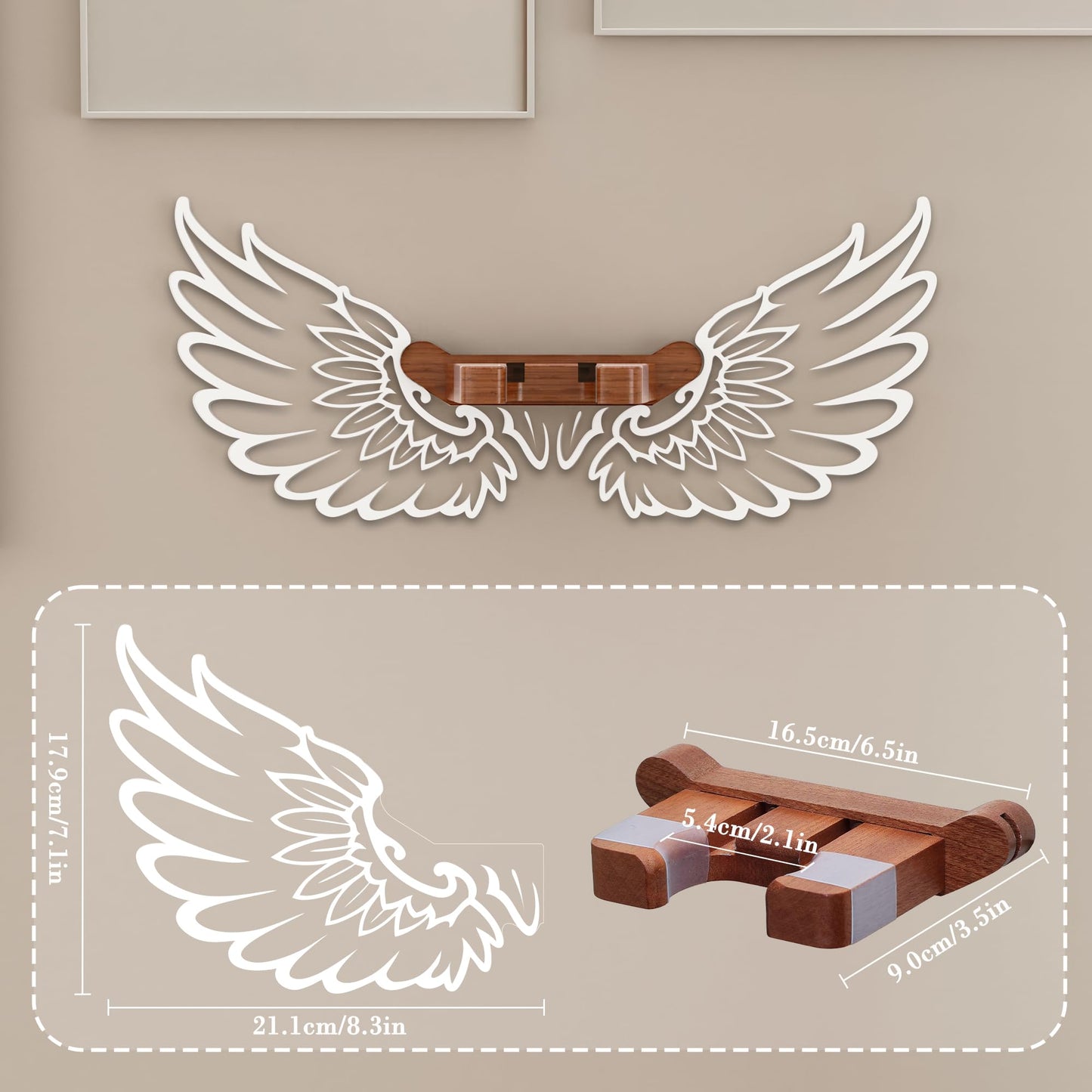 😇😈Angel and Devil Guitar Wall Mount