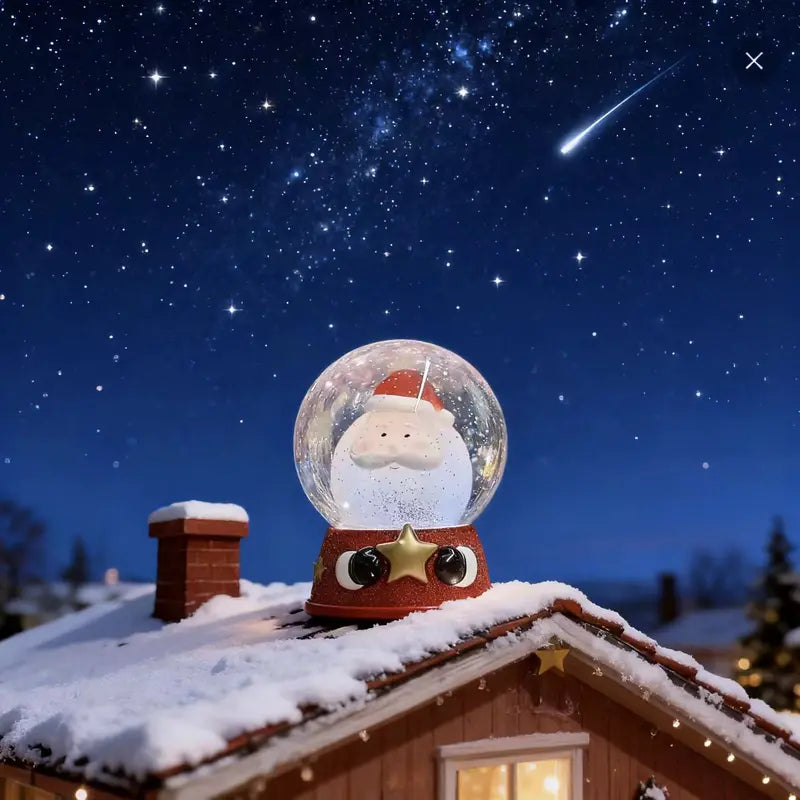 🎅Early Christmas Sale - Santa Claus Shaking Crystal Ball Music Box