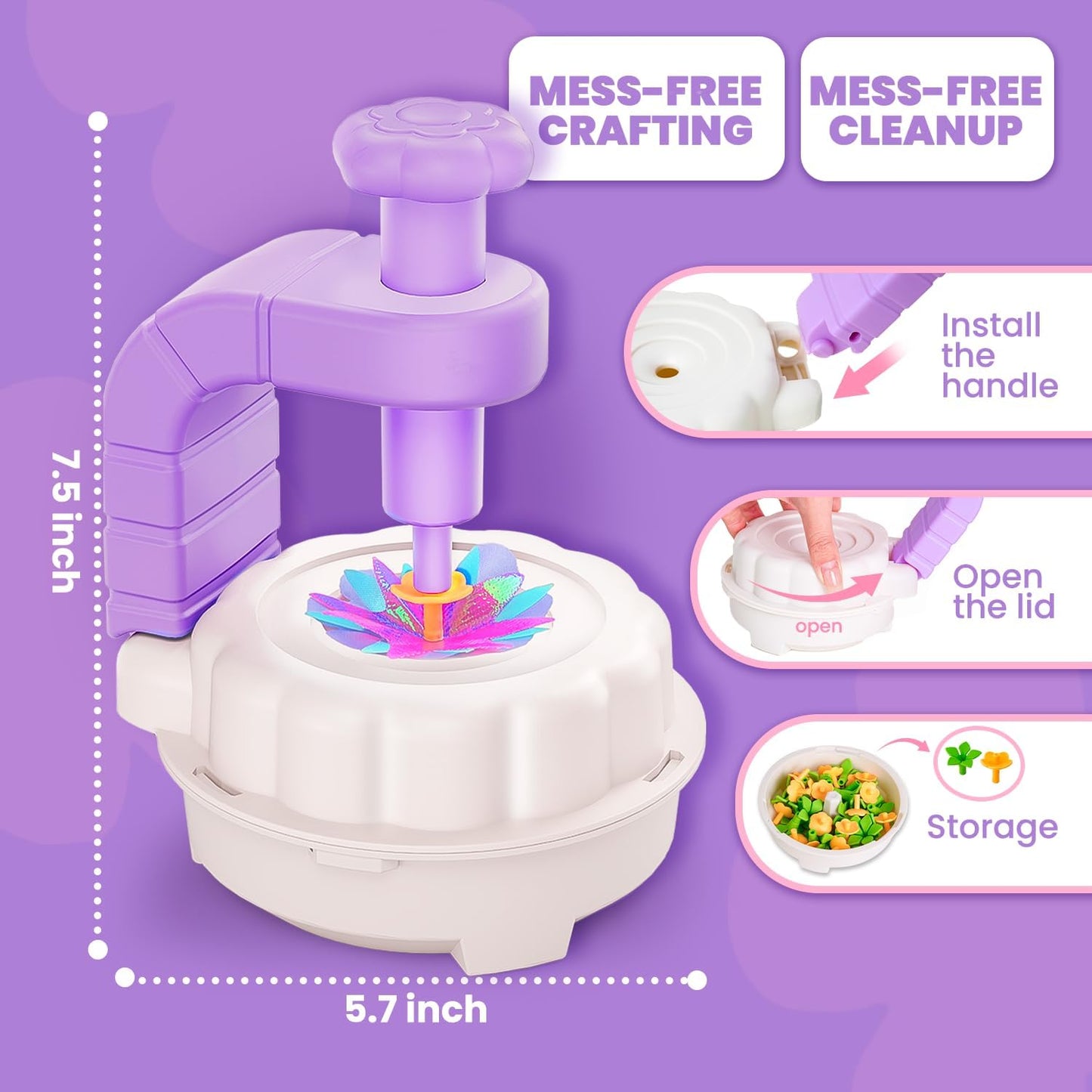 DIY Handmade Flower Pressing Machine Toy