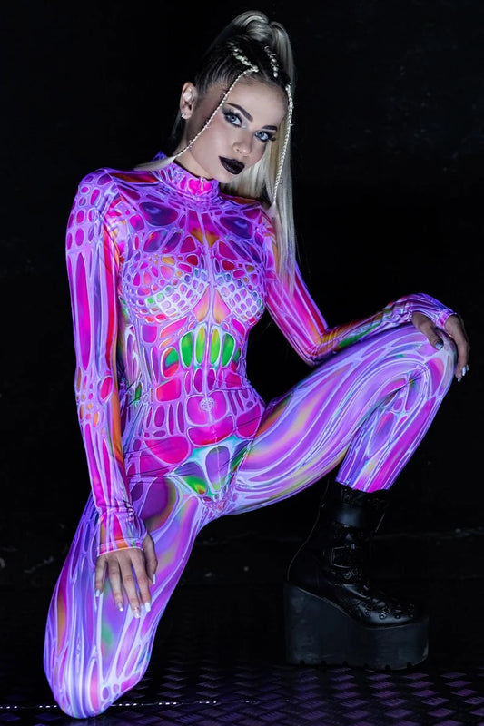 Halloween Hot Sale - Women's Sexy Exoskeleton Bodysuit