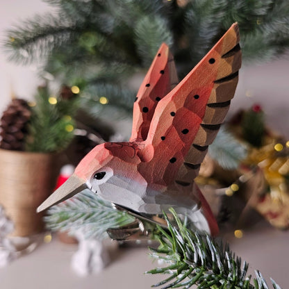 Exquisite Handcrafted Bird Ornaments for Christmas Tree - Clip-On
