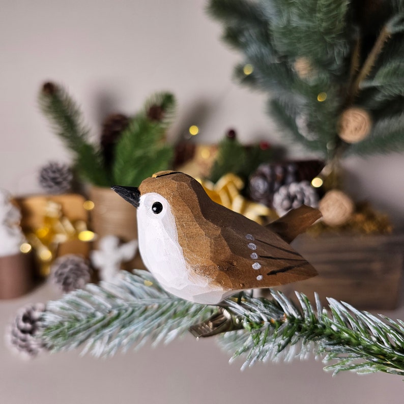 Exquisite Handcrafted Bird Ornaments for Christmas Tree - Clip-On