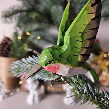 Exquisite Handcrafted Bird Ornaments for Christmas Tree - Clip-On