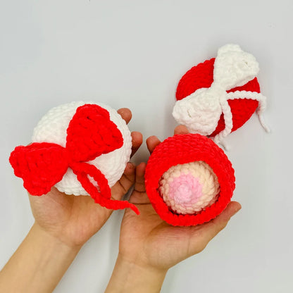 🎄Early Christmas Sale -Hand-Knitted Fun Christmas Tree Doll Set