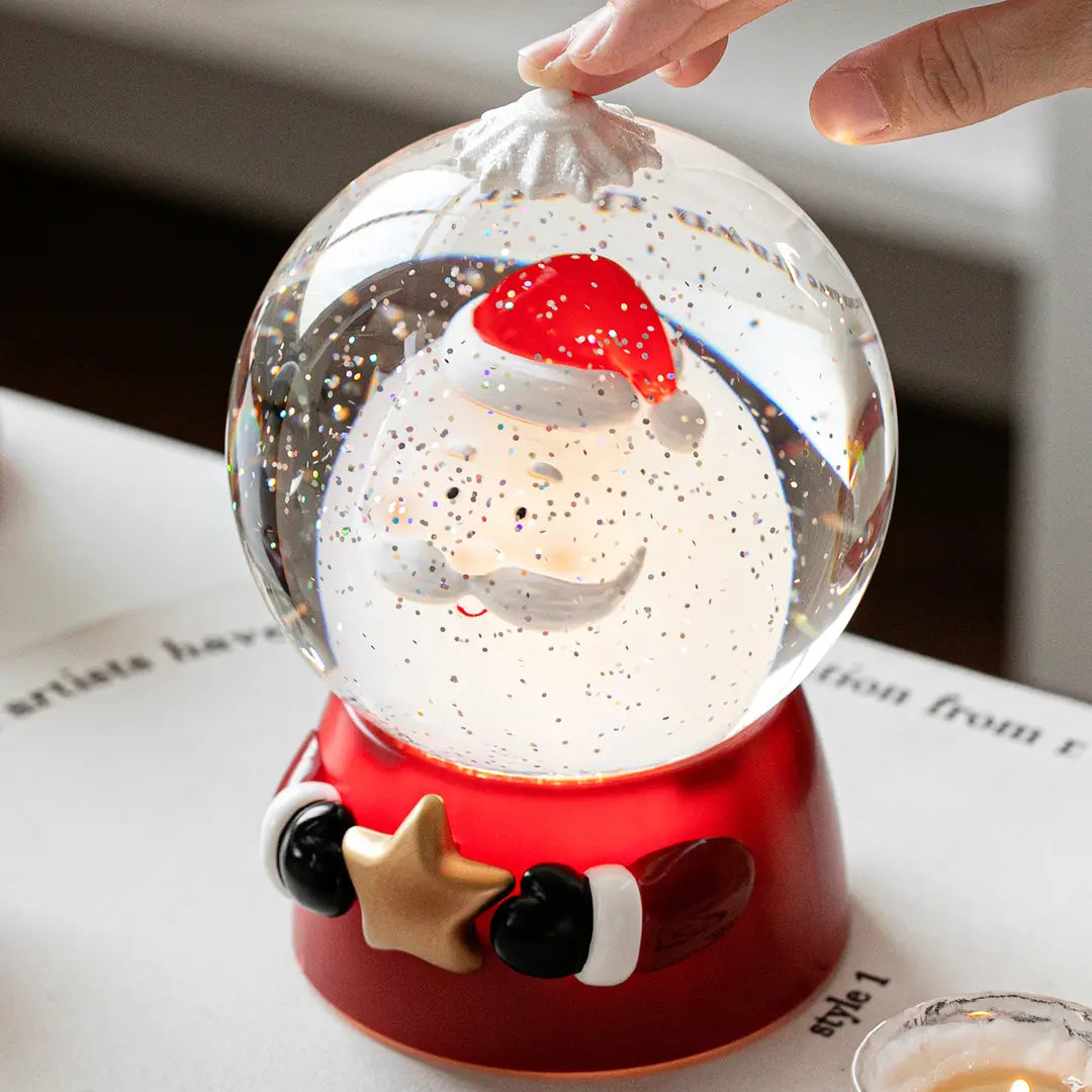 🎅Early Christmas Sale - Santa Claus Shaking Crystal Ball Music Box