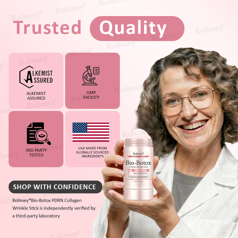 ✨Rolimey® Bio-Botox PDRN Collagen Wrinkle Stick – Lift, Firm & Smooth Skin with Salmon DNA & Plant-Based Bakuchiol✅ 3-Day Improvement Guarantee – Full Refund if No Results