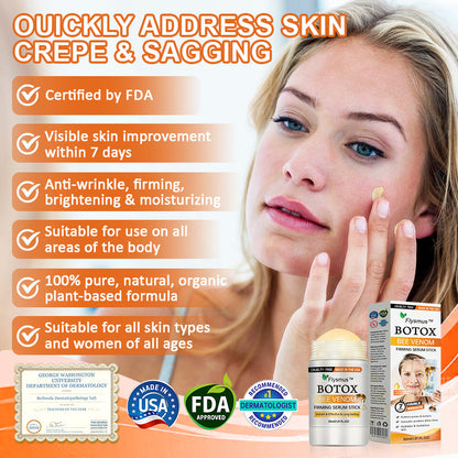 ✨Flysmus™ Botox Bee Venom Firming Serum Stick👩‍🔬✅ 7-Day Improvement Guarantee – Full Refund if No Results