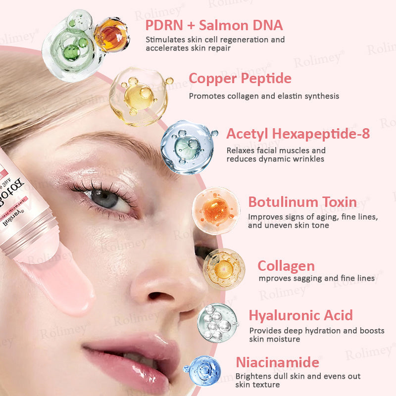 ✨Rolimey® Bio-Botox PDRN Collagen Wrinkle Stick – Lift, Firm & Smooth Skin with Salmon DNA & Plant-Based Bakuchiol✅ 3-Day Improvement Guarantee – Full Refund if No Results