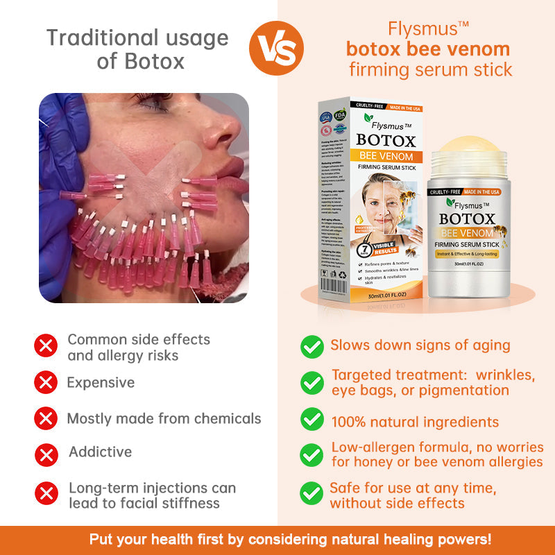 ✨Flysmus™ Botox Bee Venom Firming Serum Stick👩‍🔬✅ 7-Day Improvement Guarantee – Full Refund if No Results