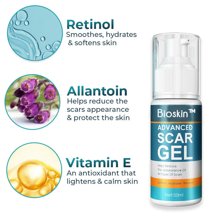 👩‍🔬Bioskin™ Advanced Scar and Stretch Marks Removal Gel✅ 7-Day Improvement Guarantee – Full Refund if No Results