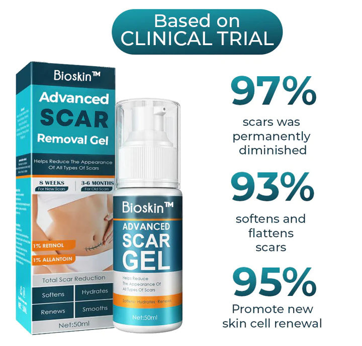 👩‍🔬Bioskin™ Advanced Scar and Stretch Marks Removal Gel✅ 7-Day Improvement Guarantee – Full Refund if No Results
