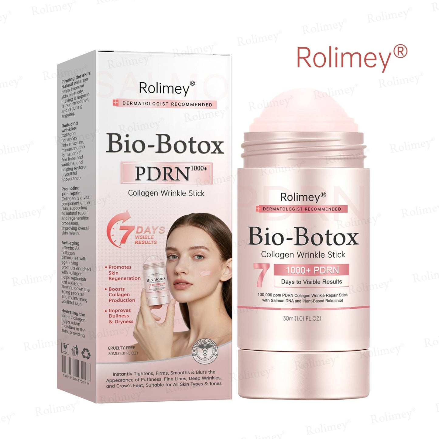✨Rolimey® Bio-Botox PDRN Collagen Wrinkle Stick – Lift, Firm & Smooth Skin with Salmon DNA & Plant-Based Bakuchiol✅ 3-Day Improvement Guarantee – Full Refund if No Results