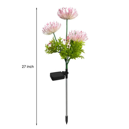 🌸Solar-Powered Floral Lights with Glowing Flowers and Stems LED Waterproof Outdoor Garden Stake Lights