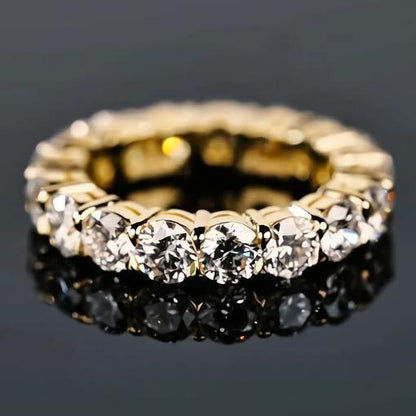 Handcrafted Galaxy Diamond Ring – Sparkling in the Sunlight!